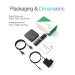 Tanix TX7 8K UHD Android 14 Smart TV Box with Remote Control, Allwinner H728 Octa-Core, 2GB+16GB, 4GB+32GB