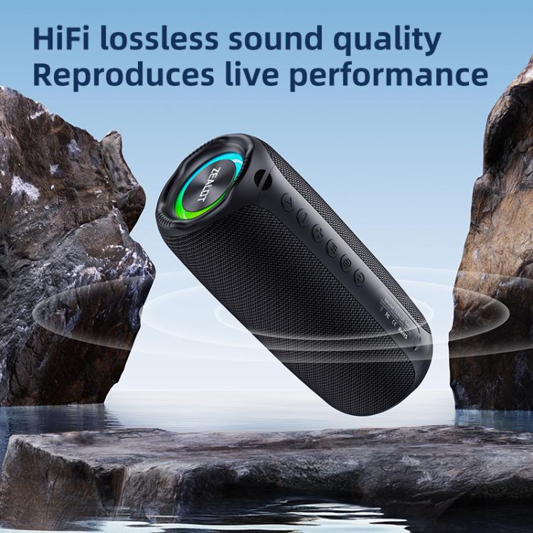 Zealot MP2 20W Portable Outdoor RGB Bluetooth Speaker, without Microphone(Blue), without Microphone(Camouflage), without Microphone(Black)