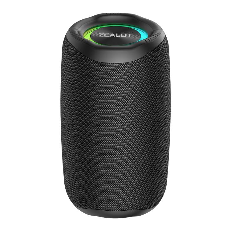 Zealot M2 8W Portable Outdoor RGB Bluetooth Speaker, with 2pcs Microphones, with 1pc Microphone