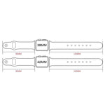 xDfind Rivet Buckle Genuine Leather Watch Band, 20mm, 22mm