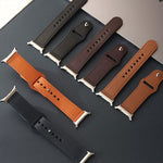 xDfind Rivet Buckle Genuine Leather Watch Band, 20mm, 22mm