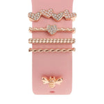 Smart Watch Band Decorative Ring Metal Accessories