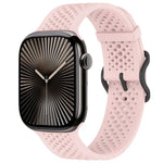 xDfind Breathable Silicone Watch Band, For Apple Watch 42 / 44 / 45 / 46 / 49mm, For Apple Watch 38 / 40 / 41 / S10 42mm
