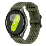 xDfind Breathable Silicone Watch Band, For Samsung Galaxy Watch Ultra / Ultra 2025, For Samsung Galaxy Watch8 / 8 Classic, For Samsung Galaxy Watch 7 / 6 / 5 / FE