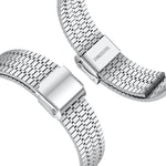 xDfind Seven Beads Buckle Stainless Steel Watch Band, 20mm, 22mm