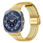 xDfind Seven Beads Buckle Stainless Steel Watch Band, For Samsung Galaxy Watch Ultra / Ultra 2025, For Samsung Galaxy Watch8 / 8 Classic, For Samsung Galaxy Watch 7 / 6 / 5 / FE