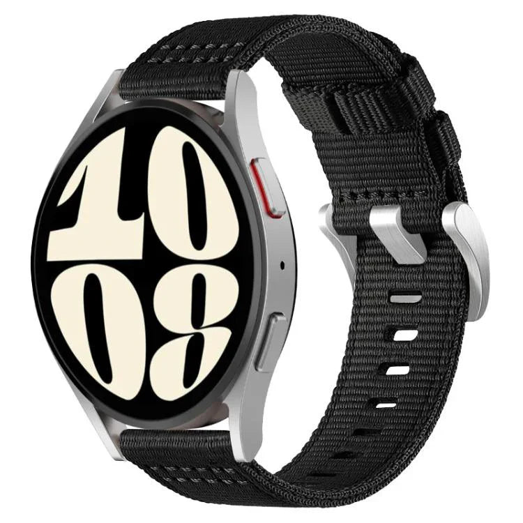 xDfind Two-section Nylon Watch Band, For Samsung Galaxy Watch Ultra / Ultra 2025, For Samsung Galaxy Watch8 / 8 Classic, For Samsung Galaxy Watch 7 / 6 / 5 / FE