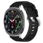 xDfind Two-section Nylon Watch Band, For Samsung Galaxy Watch Ultra / Ultra 2025, For Samsung Galaxy Watch8 / 8 Classic, For Samsung Galaxy Watch 7 / 6 / 5 / FE