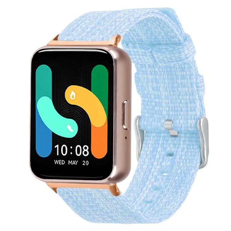 xDfind Nylon Canvas Watch Band, For Samsung Galaxy Watch Ultra / Ultra 2025, For Samsung Galaxy Watch8 / 8 Classic, For Samsung Galaxy Watch 7 / 6 / 5 / FE, For Samsung Galaxy Fit3