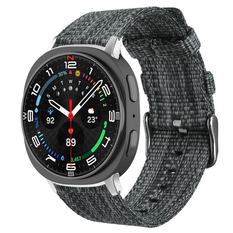 xDfind Nylon Canvas Watch Band, For Samsung Galaxy Watch Ultra / Ultra 2025, For Samsung Galaxy Watch8 / 8 Classic, For Samsung Galaxy Watch 7 / 6 / 5 / FE, For Samsung Galaxy Fit3