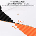 xDfind Loop Magnetic Glossy Silicone Watch Band, For Garmin Fenix 8/7X/6X/5X 26mm, For Garmin Fenix 8/7/6/5 22mm, For Garmin Fenix 8/7S/6S/5S 20mm, For Garmin Forerunner 45 / 45S / Swim 2, For Garmin Forerunner 35/30/35J