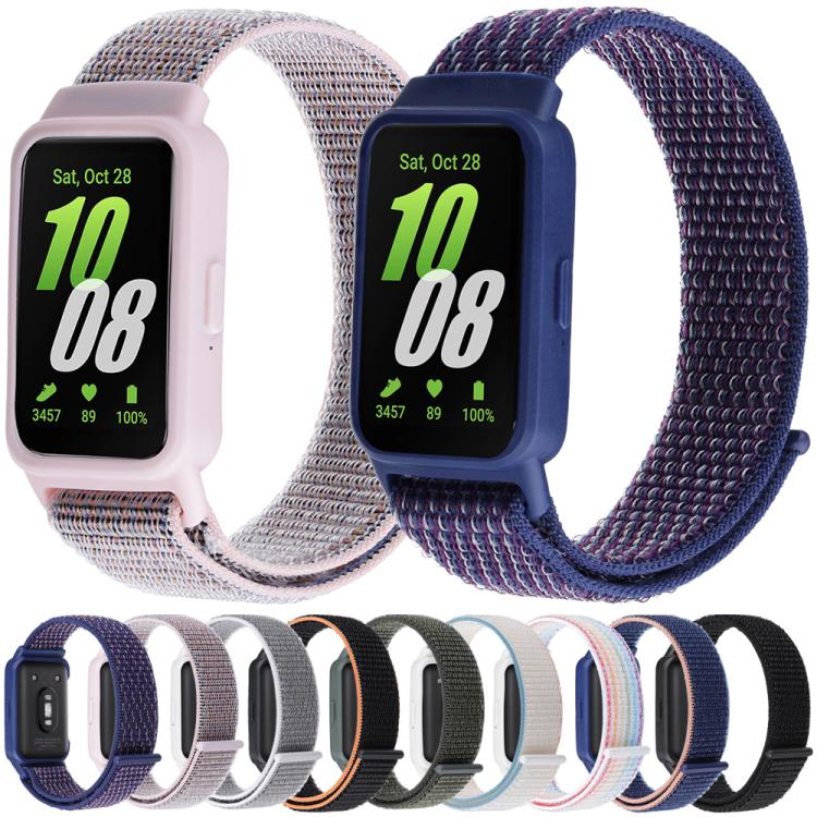 xDfind Watch Frame Integrated Nylon Hook and Loop Fastener Watch Band, For Samsung Galaxy Fit 3