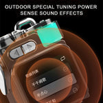 DK08 Smart LED Screen Cool Style Portable RGB Light Bluetooth Speaker, DK08