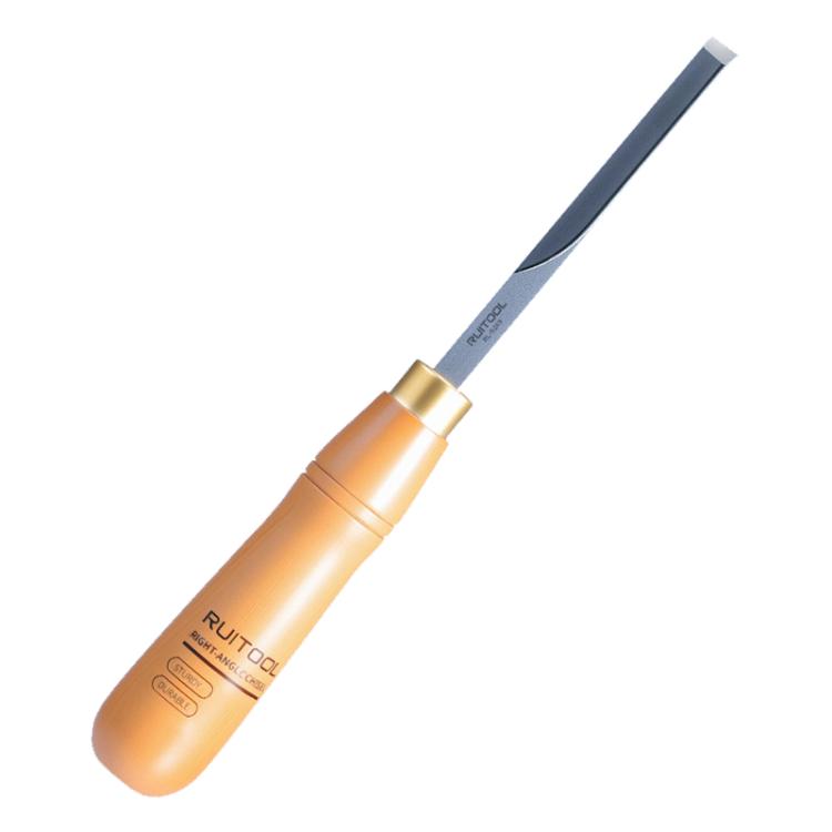 RUITOOL Knockable Through Handle Woodworking Chisel Slotting Chisel Carving Tool, Right Angle Chisel, Right Angle+Flat Chisel