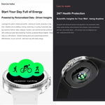 HD8C 1.43 inch BT5.4 Rotate Dial Smart Watch, Support Bluetooth Call / Sleep / Blood Oxygen / Heart Rate / Blood Pressure Health Monitor