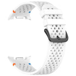 xDfind Alloy Black Buckle Honeycomb Breathable Silicone Watch Band, For Samsung Galaxy Watch8 / Watch8 Classic
