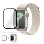 Buckle Loop Nylon Watch Band with 3D Curved Film, For Apple Watch Series 38mm