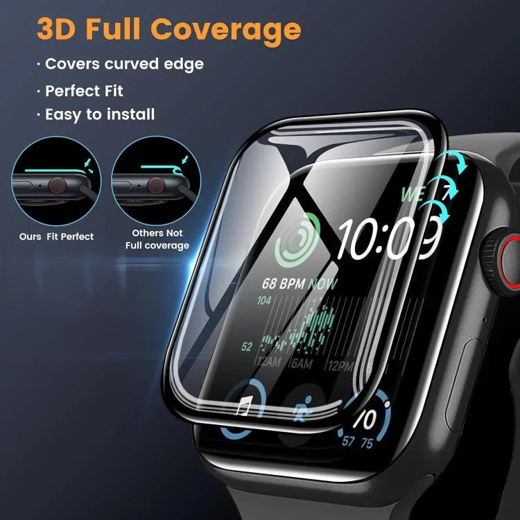 Buckle Loop Nylon Watch Band with 3D Curved Film, For Apple Watch Series 41mm