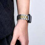 Three Beads Stainless Steel Watch Band with 3D Curved Film, For Apple Watch Series 42mm