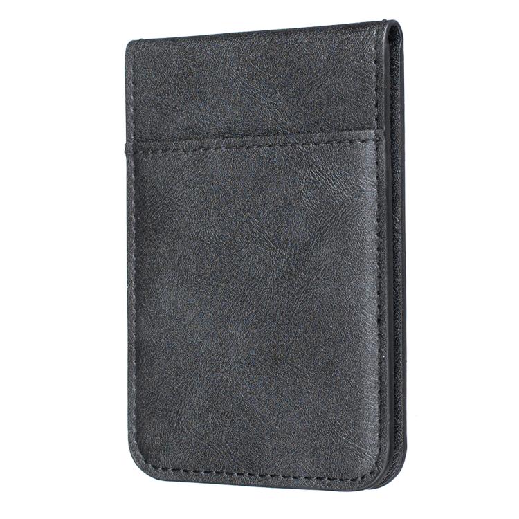 BFK26 Solid Color Magnetic Card Bag Mobile Phone Back Sticker