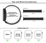 Basic Nylon Loop Watch Band with 3D Curved Film, For Apple Watch Series 10 46mm, For Apple Watch Series 10 42mm, For Apple Watch Series 44mm