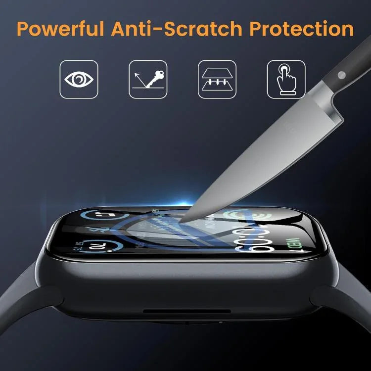 Basic Nylon Loop Watch Band with 3D Curved Film, For Apple Watch Series 10 46mm, For Apple Watch Series 10 42mm, For Apple Watch Series 44mm