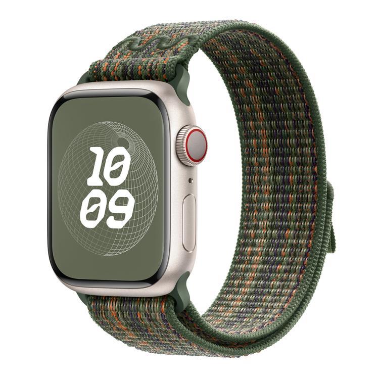 Nylon Loop Watch Band with 3D Curved Film, For Apple Watch Series 40mm, For Apple Watch Ultra 2 / 1 49mm, For Apple Watch Series 45mm