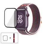 Nylon Loop Watch Band with 3D Curved Film, For Apple Watch Series 41mm, For Apple Watch Series 38mm, For Apple Watch Series 42mm