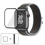 Nylon Loop Watch Band with 3D Curved Film, For Apple Watch Series 41mm, For Apple Watch Series 38mm, For Apple Watch Series 42mm