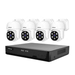 SriHome NVS005-POE030 3MP HD 4-CH POE Camera Network Video Recorder Kit, 3MP 4-CH