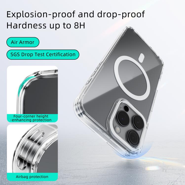 ABEEL MagSafe Magnetic Color Ring Anti-scratch Transparent Phone Case, For iPhone 13 Pro Max, For iPhone 13 Pro, For iPhone 13