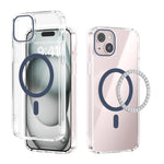 ABEEL MagSafe Magnetic Color Ring Anti-scratch Transparent Phone Case, For iPhone 13 Pro Max, For iPhone 13 Pro, For iPhone 13