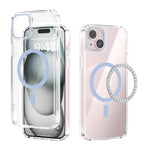 ABEEL MagSafe Magnetic Color Ring Anti-scratch Transparent Phone Case, For iPhone 13 Pro Max, For iPhone 13 Pro, For iPhone 13