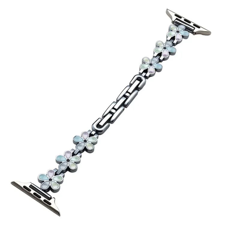 xDfind Sun Petal Metal Watch Band, For Apple Watch 42 / 44 / 45 / 46 / 49mm, For Apple Watch 38 / 40 / 41 / S10 42mm