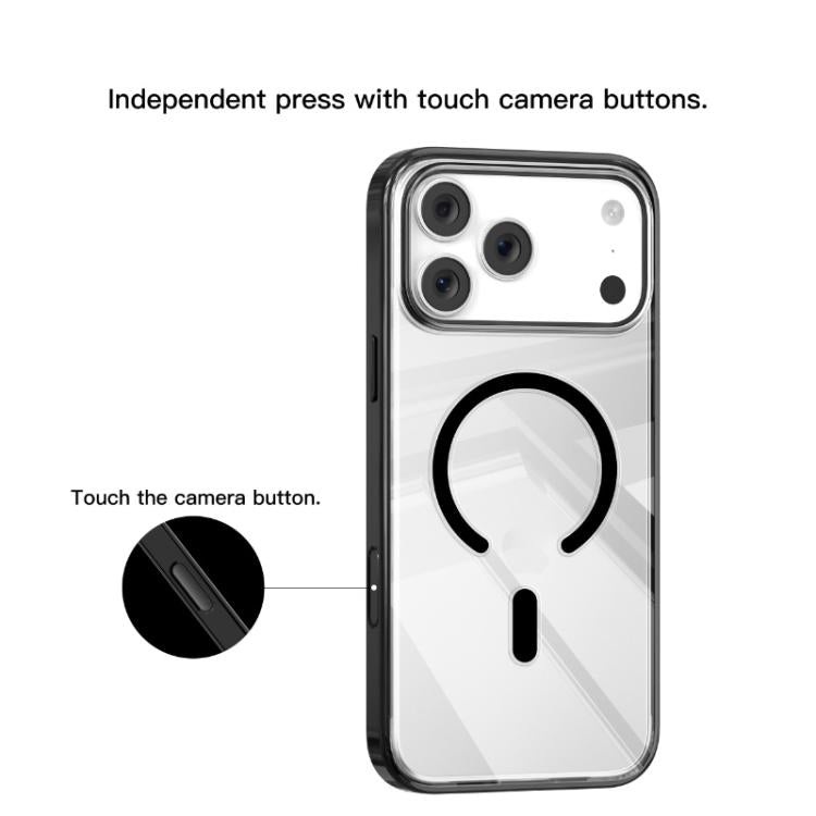 Mutural Soft Mist Series MagSafe PC Hybrid TPU Phone Case, For iPhone 17 Pro Max, For iPhone 17 Pro