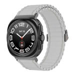 Marine Loop Nylon Watch Band with 3D Curved Film, For Samsung Galaxy Watch Ultra 2025, For Samsung Galaxy Watch Ultra 47mm