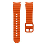 Wave Stitching Silicone Watch Band with 3D Curved Film, For Samsung Galaxy Watch4 Classic 46mm, For Samsung Galaxy Watch4 Classic 42mm, For Samsung Galaxy Watch5 Active 40mm, For Samsung Galaxy Watch5 Active 44mm