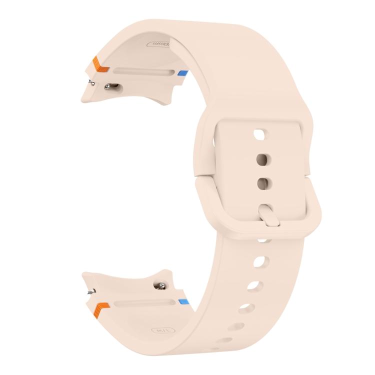 Plain Stitching Silicone Watch Band with 3D Curved Film, For Samsung Galaxy Watch FE 40mm, For Samsung Galaxy Watch7 44mm, For Samsung Galaxy Watch7 40mm, For Samsung Galaxy Watch6 Classic 47mm