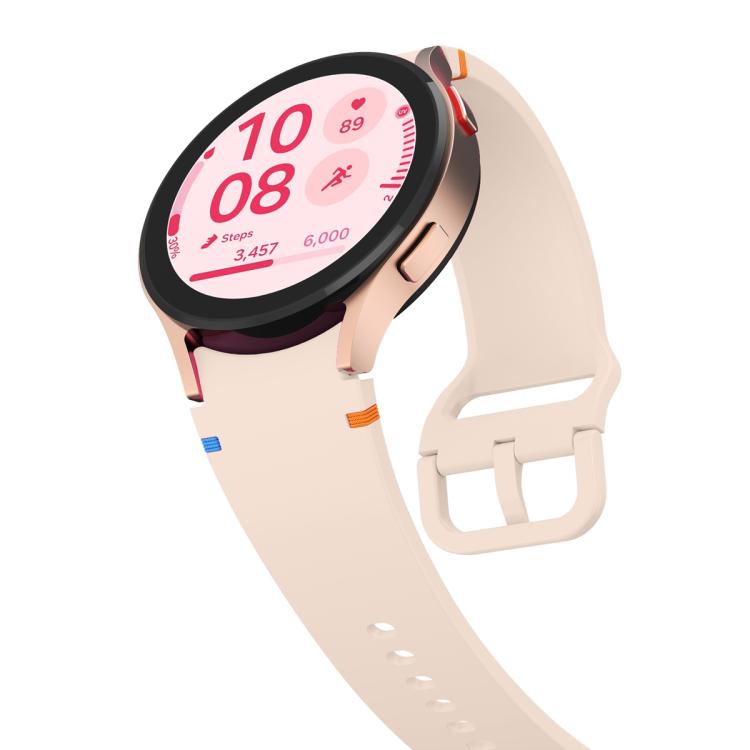 Plain Stitching Silicone Watch Band with 3D Curved Film, For Samsung Galaxy Watch6 44mm, For Samsung Galaxy Watch6 40mm, For Samsung Galaxy Watch6 Classic 43mm, For Samsung Galaxy Watch5 44mm