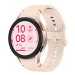Plain Stitching Silicone Watch Band with 3D Curved Film, For Samsung Galaxy Watch5 Pro 45mm, For Samsung Galaxy Watch5 40mm, For Samsung Galaxy Watch4 44mm, For Samsung Galaxy Watch4 40mm