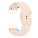 Plain Stitching Silicone Watch Band with 3D Curved Film, For Samsung Galaxy Watch4 Classic 46mm, For Samsung Galaxy Watch4 Classic 42mm, For Samsung Galaxy Watch5 Active 40mm, For Samsung Galaxy Watch5 Active 44mm