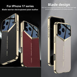GKK Blade Phantom Plain Leather Phone Case, For iPhone 17 Pro Max, For iPhone 17 Pro