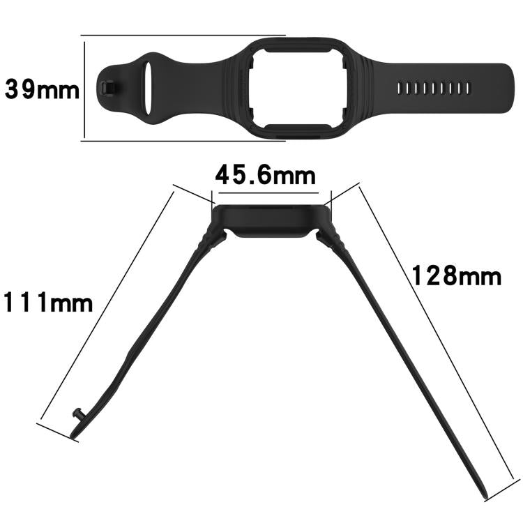 xDfind Solid Color Integrated Silicone Watch Band, For Xiaomi Redmi Watch 3