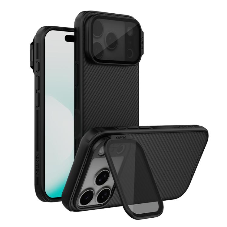 NILLKIN Black Mirror Prop CD Texture Transparent Mirror Cover Phone Case, For iPhone 18 Pro, For iPhone 18 Pro Max, For iPhone 17 Pro Max, For iPhone 17 Pro