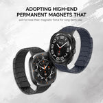 Carbon Fiber Magnetic Loop Watch Band, For Samsung Galaxy Watch Ultra 47mm / Ultra 2025, For Samsung Galaxy Watch8 / Watch8 Classic