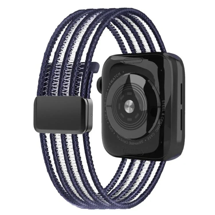 Breathable Nylon Fish Line Watch Band, For Apple Watch 46mm / 49mm / 45mm / 44mm, For Apple Watch S11 42mm / 41mm / 40mm / 38mm