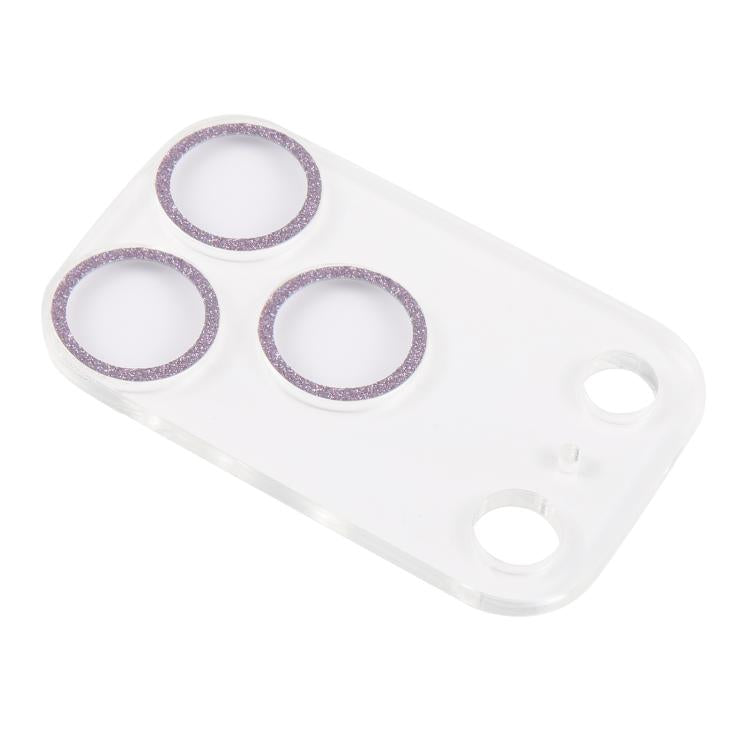Glitter Ring Tempered Glass Camera Lens Film, For iPhone 17 Pro Max, For iPhone 17 Pro