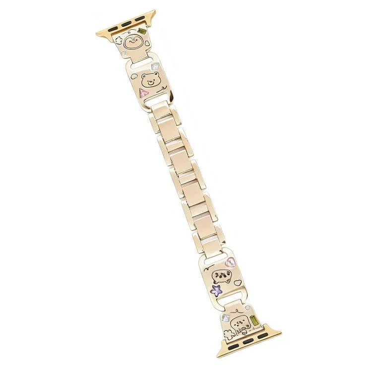 xDfind Happy Zoo Bracelet Diamond Metal Watch Band, For Apple Watch 42 / 44 / 45 / 46 / 49mm, For Apple Watch 38 / 40 / 41 / S11 42mm