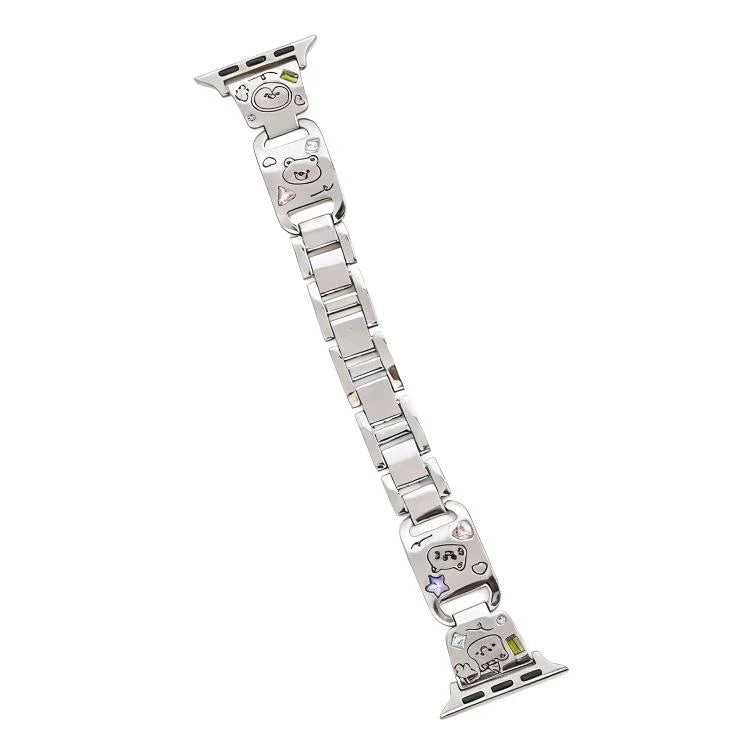 xDfind Happy Zoo Bracelet Diamond Metal Watch Band, For Apple Watch 42 / 44 / 45 / 46 / 49mm, For Apple Watch 38 / 40 / 41 / S11 42mm