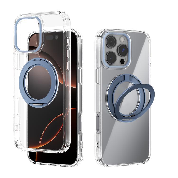 ABEEL MagSafe Q-LUCK Pivot Bracket Transparent Phone Case, For iPhone 17 Pro Max, For iPhone 17 Pro, For iPhone 17, For iPhone Air, For iPhone 16 Pro Max, For iPhone 16 Pro, For iPhone 16 Plus, For iPhone 16